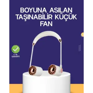 AsilTech Katlanabilir Asılabilir Mini Fan USB Şarjlı 3 Kademeli Sessiz