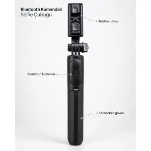 AsilTech Katlanabilir Selfie Çubuğu