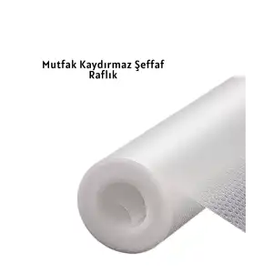AsilTech kaydırmaz şeffaf raflık