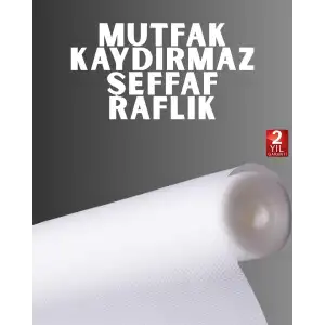 AsilTech Kesilebilir şeffaf raflık çekmece kaplaması mutfak için