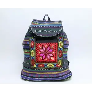 AsilTech Kilim Desenli Sırt Çantası