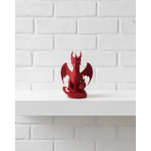 AsilTech Kırmızı Ejderha Biblo 12 cm