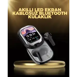 AsilTech Kişiselleştirilebilir LED Ekranlı Bluetooth Kulaklık – Oyun & Müzik Modlu