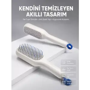 AsilTech Kolay Temizlenen Fırçası Evcil Hayvanlara Özel Tüy Temizleme
