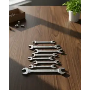 AsilTech Kombine Açık Ağız Anahtar Seti 8 Parça Çok Amaçlı Kullanım