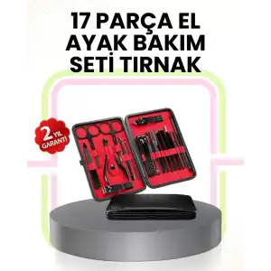 AsilTech Kompakt ve Şık Tasarımlı 17 Parça Bakım Seti
