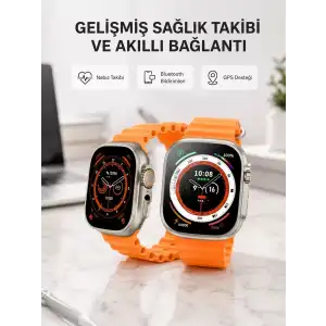 AsilTech Kordonlu Akıllı Saat – Sesli Görüşme, GPS, Nabız ve Uyku Takibi