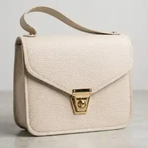 AsilTech Krem Rengi Kutu El Çantası