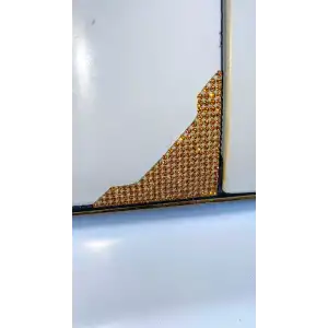 AsilTech Kristal Taşlı Araba Kapı Köşe Koruyucu 2li Altın