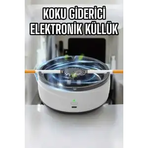 AsilTech Küllük Duman Giderici Temizlenebilir Elektronik Pilli
