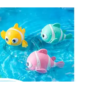 AsilTech Kurmalı Balık Bebek Banyo Oyuncağı