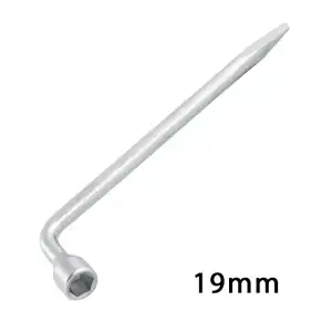 AsilTech L Pipo Tip Tek Kol Çelik Bijon Anahtarı 19mm