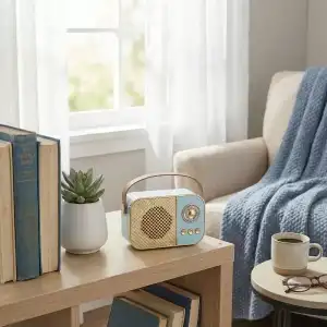 AsilTech LED Aydınlatmalı Hoparlör Mavi