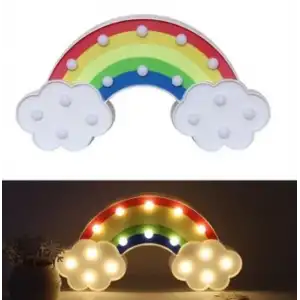 AsilTech Led Işıklı Gökkuşağı Gece Lambası