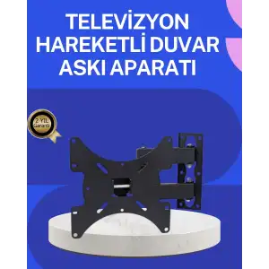 AsilTech LED LCD TV Duvar Askı Aparatı Hareketli ve Döner