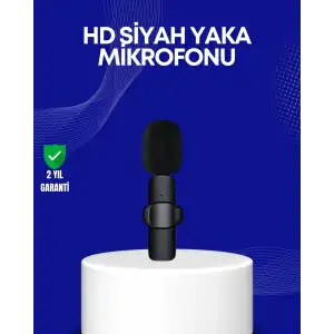 AsilTech Lightning Girişli 2’li Kablosuz Yaka Mikrofonu Çift Kişilik Kayıt