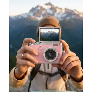 AsilTech LK007 FOTOĞRAF MAKİNESİ PEMBE