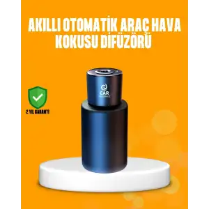 AsilTech Lüks Oto Koku Difüzörü Doğal Buharlaşmalı Cam Tasarım