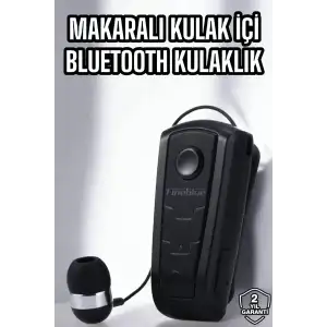AsilTech Makaralı Bluetooth Kulaklık Çağrı Cevaplama Kablolu Uzun Pil Ömrü