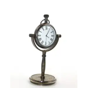 AsilTech Masa Üstü Pirinç Saat Model 1