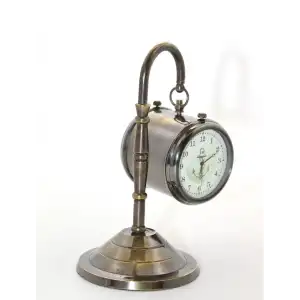 AsilTech Masa Üstü Pirinç Saat Model 8