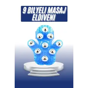 AsilTech Masaj Aleti El Şeklinde Omuz Bacak Bilyeli Masaj Eldiveni El Şekilli