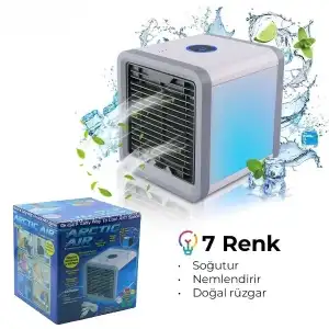 AsilTech Masaüstü Kare Su Hazneli Fan