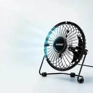AsilTech Masaüstü Mini USB Fan - Metal Gövdeli - Ultra Sessiz