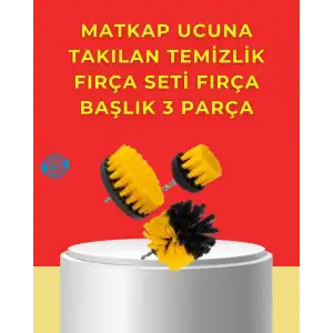 AsilTech Matkap Ucu Temizlik Aparatı 3’lü Fırça Seti