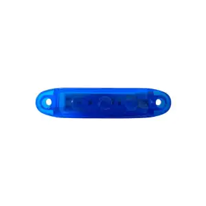 AsilTech Mavi Parmak Led Dorse Lamba 3 Ledli 9cm 12-24V