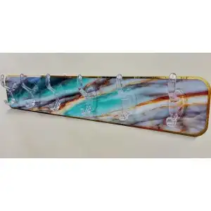 AsilTech Mermer Desenli Yapışkanlı Askılık