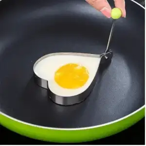 AsilTech Metal Kalp Omlet Krep Kalıbı