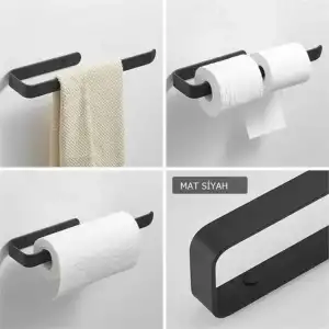 AsilTech Metal Mat Siyah Havluluk