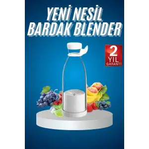AsilTech Meyve Sıkacağı Taşınabilir USB Elektrikli Blender Mini