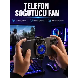 AsilTech Mobil Telefon Soğutucu Fan Yüksek Soğutma Performansı