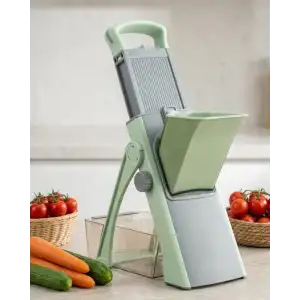 AsilTech Modern Tasarımlı Çelik El Rendesi ve Doğrayıcı