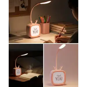 AsilTech Modern Tasarımlı Şarj Edilebilir LED Gece Lambası