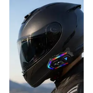 AsilTech Motosiklet Kaskı İçin Bluetooth Intercom Kulaklık Uzun Pil Ömrü