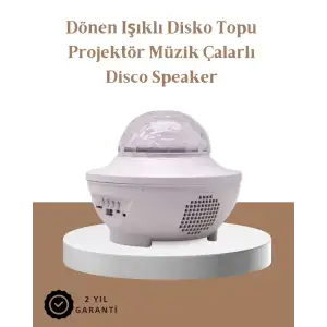 AsilTech Müzik Ritimli Işık Değişimi & Dönen Dalga Efekti – Galaxy Projektör