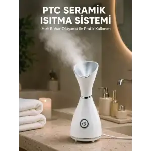 AsilTech Nano İyonik Cilt Bakım Buhar Makinesi PTC Isıtma Sistemli
