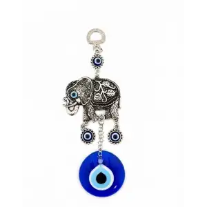 AsilTech Nazar Boncuğu Tekli Fil Askılık