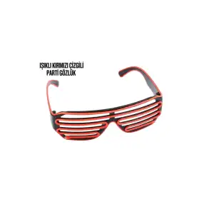 AsilTech NEON GÖZLÜK KIRMIZI
