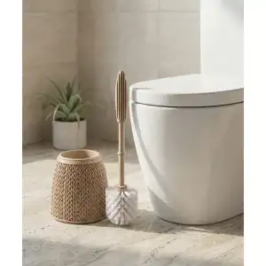 AsilTech Örgü Desenli Tuvalet Fırçası