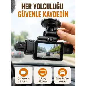 AsilTech Otomatik Kayıtlı Full HD Araç Kamerası – Döngüsel Kayıt ve Hareket Algılama