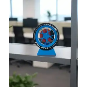 AsilTech Otomobil Jant Görünümlü Masa Üstü Ofis Süsü