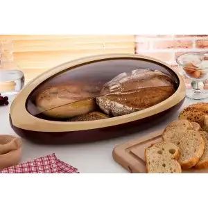 AsilTech Oval Ekmek Saklama Kutusu