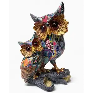 AsilTech Özel Tasarım Polyester İkili Baykuş