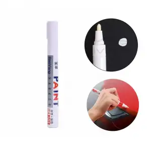 AsilTech Paint Oto Lastik Rötuş Boya Kalemi Beyaz