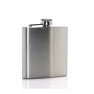 AsilTech Paslanmaz Çelik 6 Oz Tekli Matara Model 3