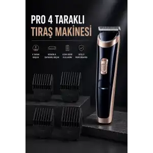 AsilTech Paslanmaz Çelik Bıçaklı Hassas Çelik Bıçaklı Tıraş Makinesi